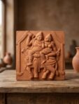 Hara Parvati on Nandi Terracotta Wall Tiles 6″ x 6″