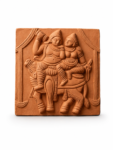 Hara Parvati on Nandi Terracotta Wall Tiles 6″ x 6″