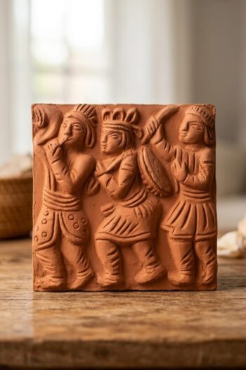 Musician Trio Terracotta Wall Tiles 6″ x 6″ Type – C
