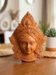 Terracotta Wall Hanging Durga Face 11"