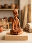 Terracotta Mugician showpice sidewase