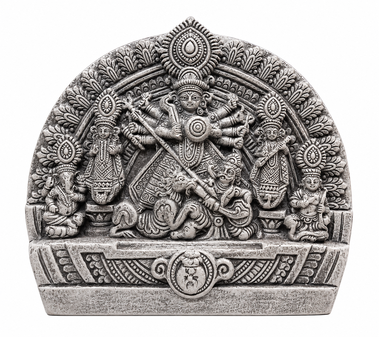 Durga Family 8inch black&white white bgm