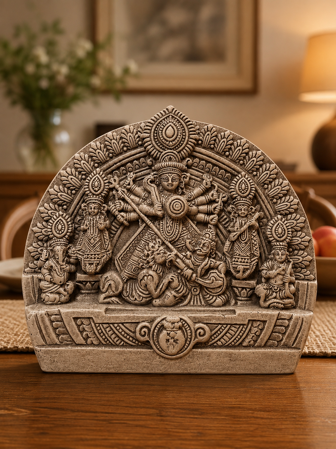 Durga Family 8inch black&white2