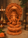 Terracotta Ganesh on tample