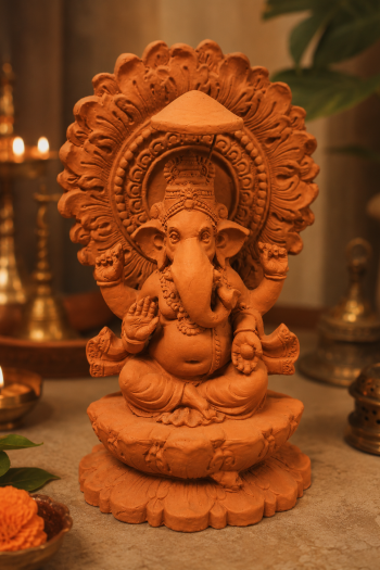 Terracotta Ganesh Murti