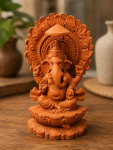 Terracotta Ganesh on tample